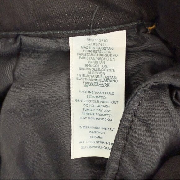 True Religion NWT Ricky Flap SN 32 105713 Men's Size 32x31 Black Straight Flared - Picture 5 of 9